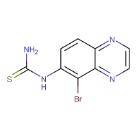 N-(5-溴喹喔啉-6-基)硫脲